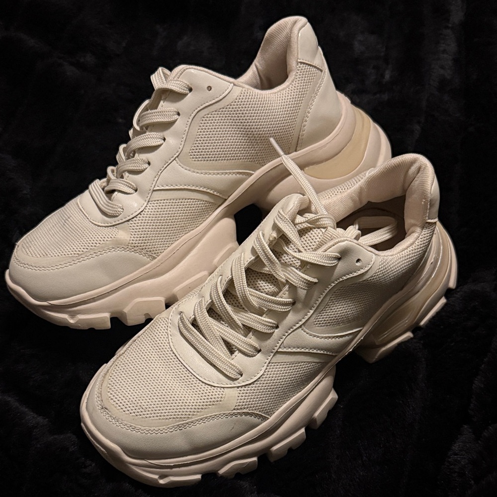 ALDO Cream Chunky Sneakers